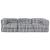 Canapea puf modulară 3 locuri, convertibilă, gri deschis textil GartenMobel Dekor