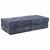Canapea puf modulară 2 locuri, convertibilă, indigo, textil GartenMobel Dekor