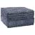 Canapea puf modulară 2 locuri, convertibilă, indigo, textil GartenMobel Dekor