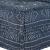 Canapea puf modulară 2 locuri, convertibilă, indigo, textil GartenMobel Dekor