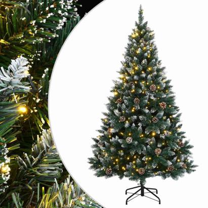 Brad de Crăciun artificial 150 LED-uri 120 cm GartenMobel Dekor