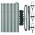 Set de Stâlpi de Gard Verde 0.4 x 25 m Oțel Galvanizat GartenMobel Dekor