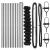 Set de Stâlpi de Gard Gri 1.2 x 25 m Oțel Galvanizat GartenMobel Dekor