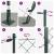 Set de Stâlpi de Gard Argintiu 10 x 1.6 m Oțel Galvanizat GartenMobel Dekor