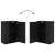 Set de 4 piese pentru cabinet TV cu raft Pe perete 4 pcs Stejar negru GartenMobel Dekor