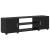 Set de 4 piese pentru cabinet TV cu raft Pe perete 4 pcs Stejar negru GartenMobel Dekor