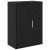 Set de 4 piese pentru cabinet TV cu raft Pe perete 4 pcs Stejar negru GartenMobel Dekor