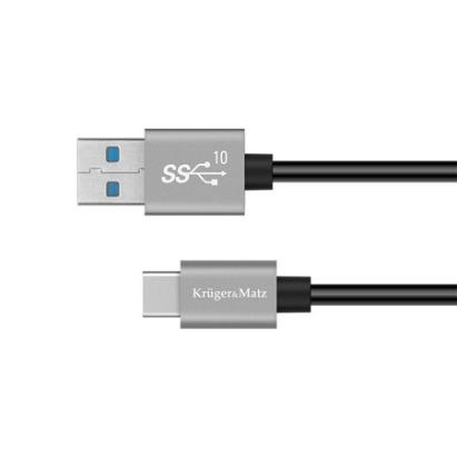 CABLU USB - TIP C 10 GBPS 15 W 0.5M KRUGER&MATZ EuroGoods Quality