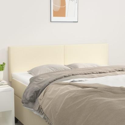 Tăblii de pat, 2 buc., crem, 72x5x78/88 cm, piele ecologică GartenMobel Dekor