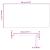 Pervaz 2 buc lemn masiv de stejar netratat 80x40x2 cm GartenMobel Dekor
