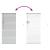Jaluzea pentru Fereastră Argintiu 60 x 130 cm Aluminiu GartenMobel Dekor