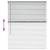 Jaluzea pentru Fereastră Argintiu 105 x 130 cm Aluminiu GartenMobel Dekor