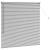 Jaluzea pentru Fereastră Argintiu 130 x 130 cm Aluminiu GartenMobel Dekor