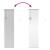 Jaluzea pentru Fereastră Argintiu 80 x 130 cm Aluminiu GartenMobel Dekor