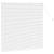 Jaluzea pentru Fereastră cu perdele Altele Manual Alb 130 x 130 cm Aluminiu GartenMobel Dekor