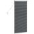 Jaluzea pentru Fereastră Gri închis 60 x 130 cm Aluminiu GartenMobel Dekor