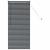 Jaluzea pentru Fereastră Gri închis 60 x 130 cm Aluminiu GartenMobel Dekor