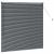 Jaluzea pentru Fereastră Gri închis 130 x 130 cm Aluminiu GartenMobel Dekor