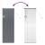 Jaluzea pentru Fereastră Gri închis 80 x 130 cm Aluminiu GartenMobel Dekor