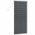 Jaluzea pentru Fereastră Gri închis 80 x 175 cm Aluminiu GartenMobel Dekor