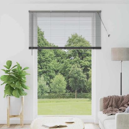 Jaluzea pentru Fereastră Gri închis 150 x 220 cm Aluminiu GartenMobel Dekor