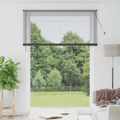 Jaluzea pentru Fereastră Gri închis 160 x 220 cm Aluminiu GartenMobel Dekor