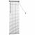 Jaluzea pentru Fereastră cu perdele Altele Manual Negru 80 x 130 cm Aluminiu GartenMobel Dekor