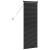 Jaluzea pentru Fereastră cu perdele Altele Manual Negru 80 x 130 cm Aluminiu GartenMobel Dekor