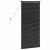 Jaluzea pentru Fereastră cu perdele Altele Manual Negru 60 x 130 cm Aluminiu GartenMobel Dekor