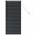 Jaluzea pentru Fereastră cu perdele Altele Manual Negru 60 x 130 cm Aluminiu GartenMobel Dekor