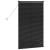 Jaluzea pentru Fereastră cu perdele Altele Manual Negru 80 x 130 cm Aluminiu GartenMobel Dekor
