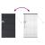 Jaluzea pentru Fereastră cu perdele Altele Manual Negru 80 x 130 cm Aluminiu GartenMobel Dekor
