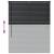 Jaluzea pentru Fereastră cu perdele Altele Manual Negru 105 x 130 cm Aluminiu GartenMobel Dekor