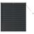 Jaluzea pentru Fereastră cu perdele Altele Manual Negru 110 x 130 cm Aluminiu GartenMobel Dekor