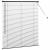 Jaluzea pentru Fereastră cu perdele Altele Manual Negru 110 x 130 cm Aluminiu GartenMobel Dekor