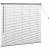 Jaluzea pentru Fereastră cu perdele Altele Manual Negru 80 x 130 cm Aluminiu GartenMobel Dekor