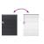 Jaluzea pentru Fereastră cu perdele Altele Manual Negru 125 x 175 cm Aluminiu GartenMobel Dekor