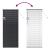Jaluzea pentru Fereastră cu perdele Altele Manual Negru 90 x 220 cm Aluminiu GartenMobel Dekor