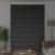 Jaluzea pentru Fereastră cu perdele Altele Manual Negru 160 x 220 cm Aluminiu GartenMobel Dekor