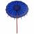 Umbrelă de soare Altele Manual Albastru x 250 cm Bumbac și lemn GartenMobel Dekor