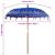 Umbrelă de soare Altele Manual Albastru x 250 cm Bumbac și lemn GartenMobel Dekor