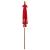 Umbrelă de soare Altele Manual Roșu x 250 cm Bumbac și lemn GartenMobel Dekor