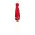 Umbrelă de soare Altele Manual Roșu x 250 cm Bumbac și lemn GartenMobel Dekor