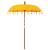 Umbrelă de soare Altele Manual Galben x 250 cm Bumbac și lemn GartenMobel Dekor