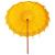 Umbrelă de soare Altele Manual Galben x 250 cm Bumbac și lemn GartenMobel Dekor