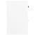 Dulap lateral cu sertar, alb, 40x50x75 cm, lemn prelucrat GartenMobel Dekor