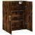 Dulap montat pe perete, stejar fumuriu, 69,5x34x90 cm GartenMobel Dekor