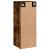 Dulap de perete, stejar fumuriu, 34,5x34x90 cm, lemn prelucrat GartenMobel Dekor