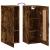 Dulap de perete, stejar fumuriu, 34,5x34x90 cm, lemn prelucrat GartenMobel Dekor