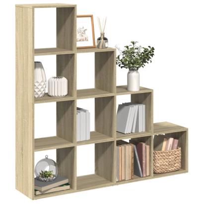 Bibliotecă/separator cameră stejar sonoma 131,5x29x131,5cm lemn GartenMobel Dekor